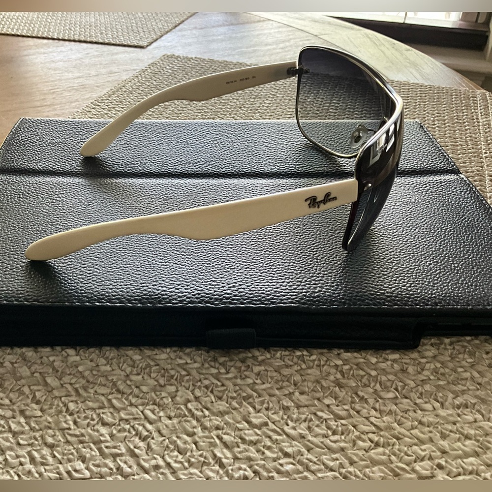 Ray Ban RB3414 Sunglasses 003/8G Slv Gray Grad Generic case - Picture 3 of 6